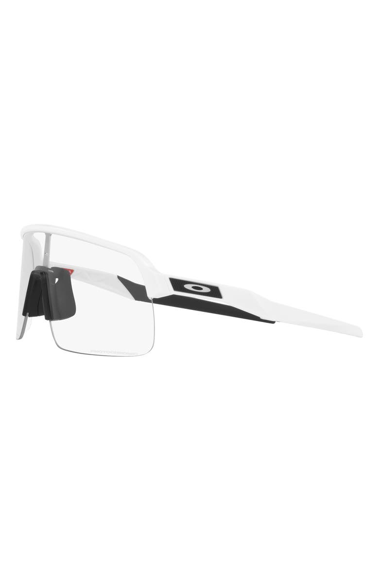 Oakley Sutro Lite Photochromic Shield Sunglasses, Alternate, color, White