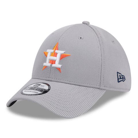 Men's New Era Gray Houston Astros Active Pivot 39THIRTY Flex Hat