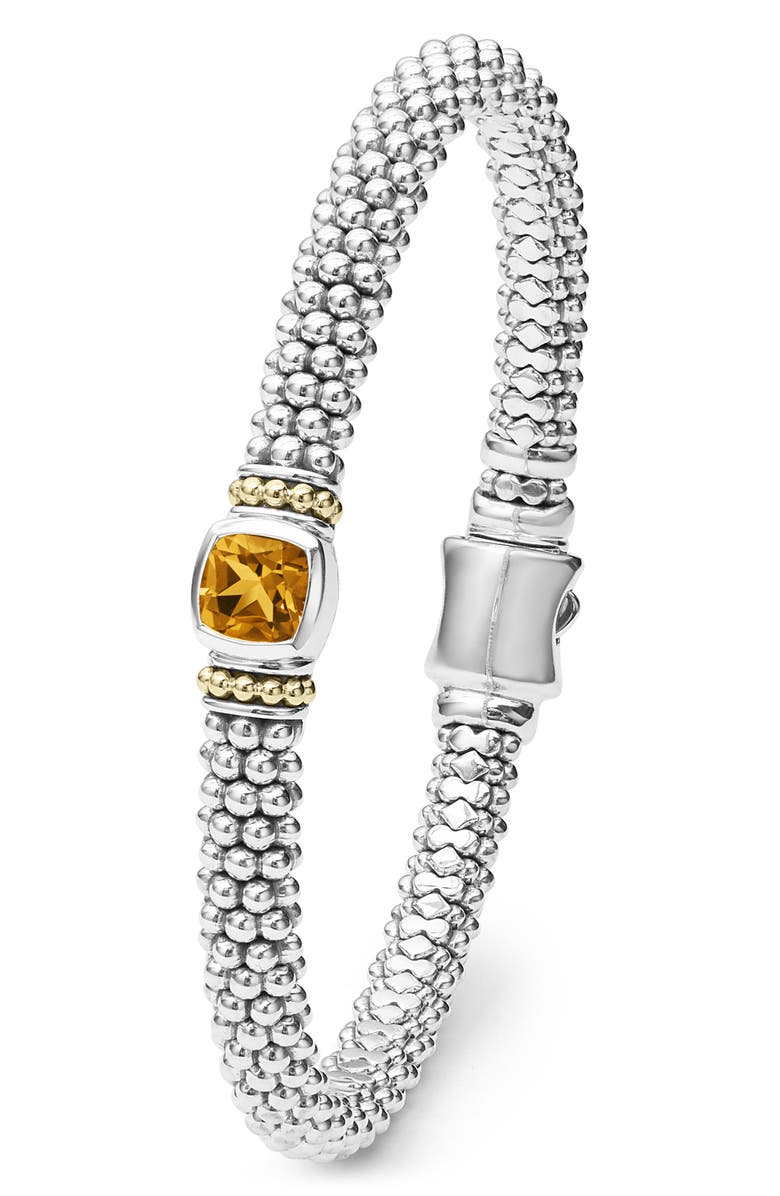 LAGOS Citrine Caviar Bracelet, Alternate, color, Citrine