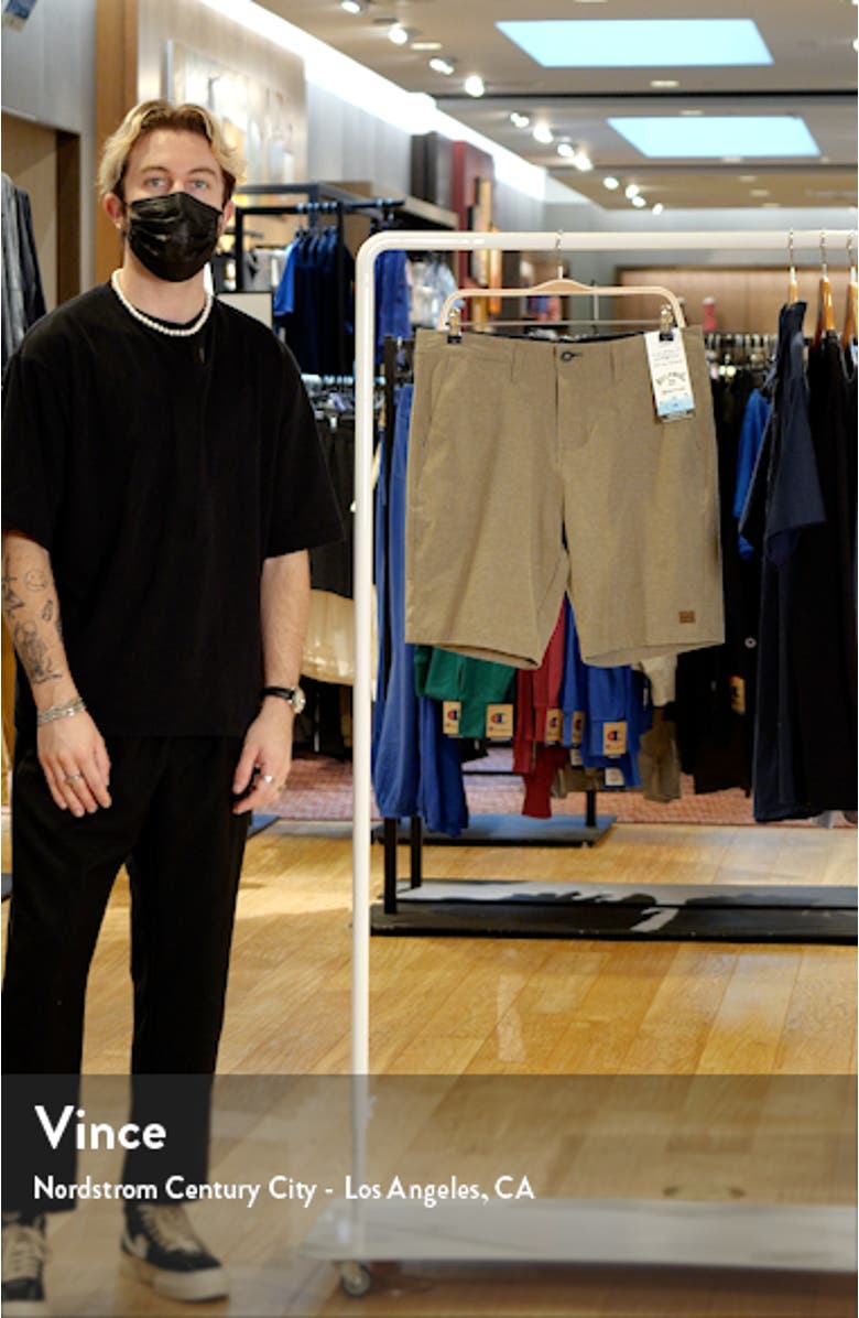 Men's Crossfire Mid Hybrid Shorts, sales video thumbnail