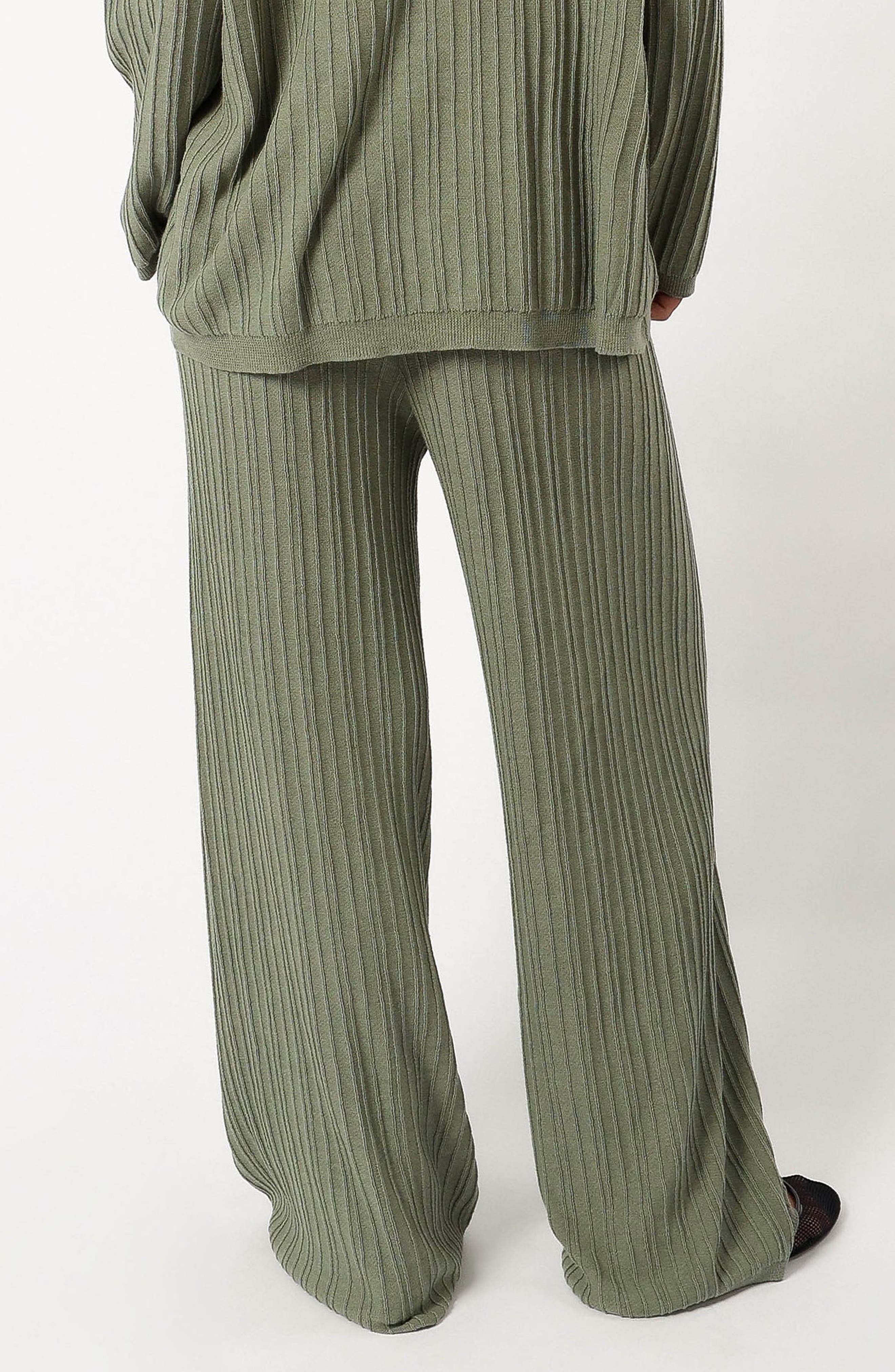 Sonole Cable Sweater Knit Pants - image 2