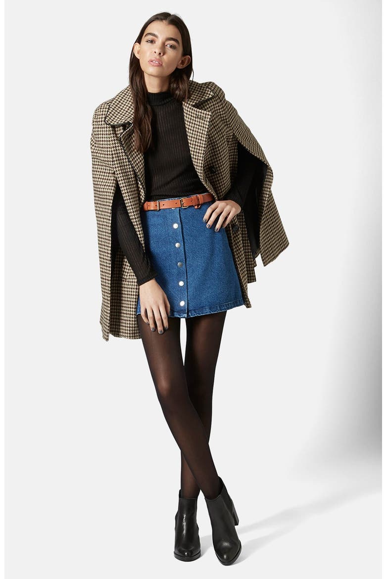 Double Breasted Heritage Cape, Alternate, color, STONE
