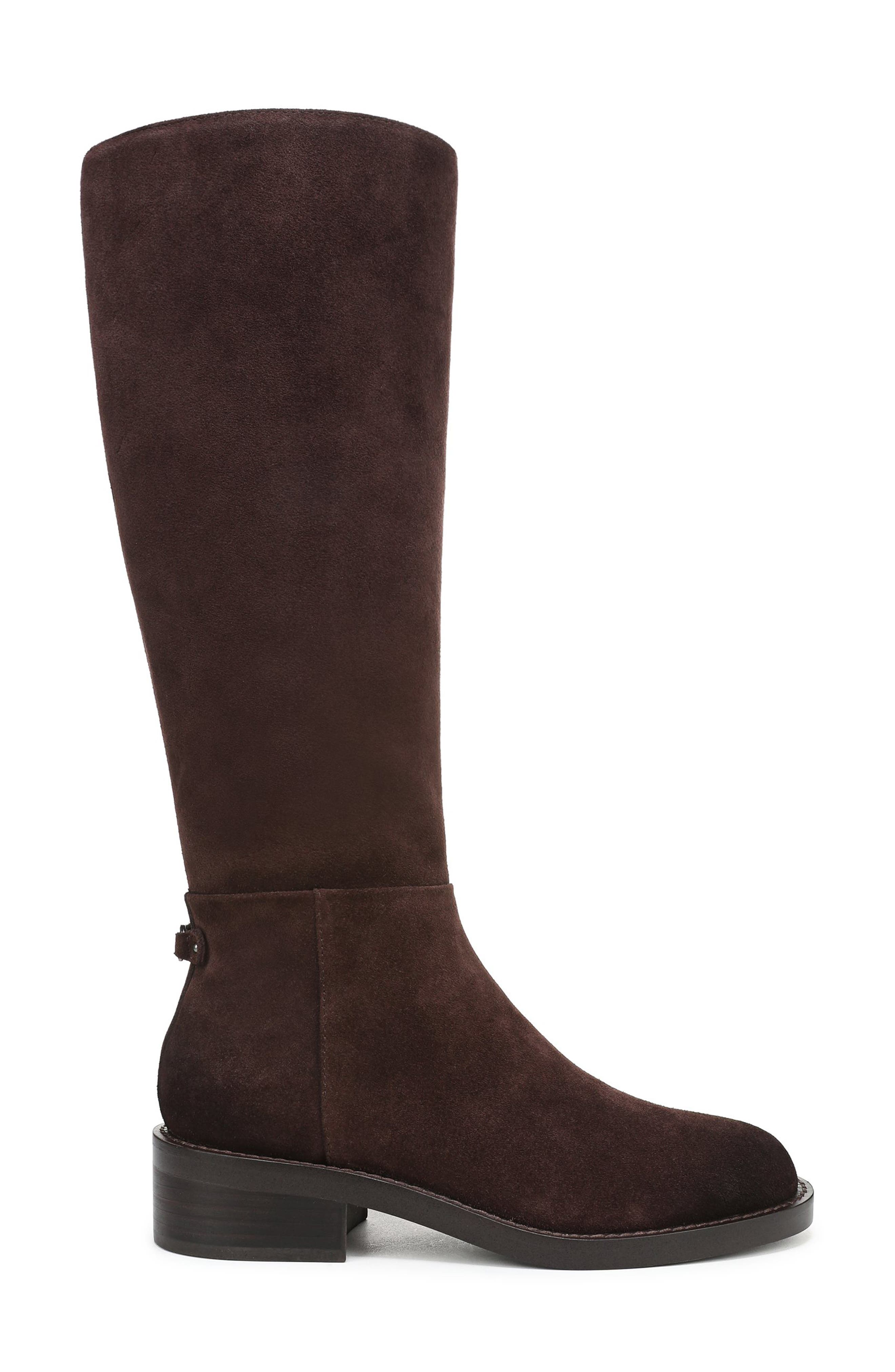 Sam Edelman Milla Knee High Boot, Alternate, color, Cafe Noir Suede