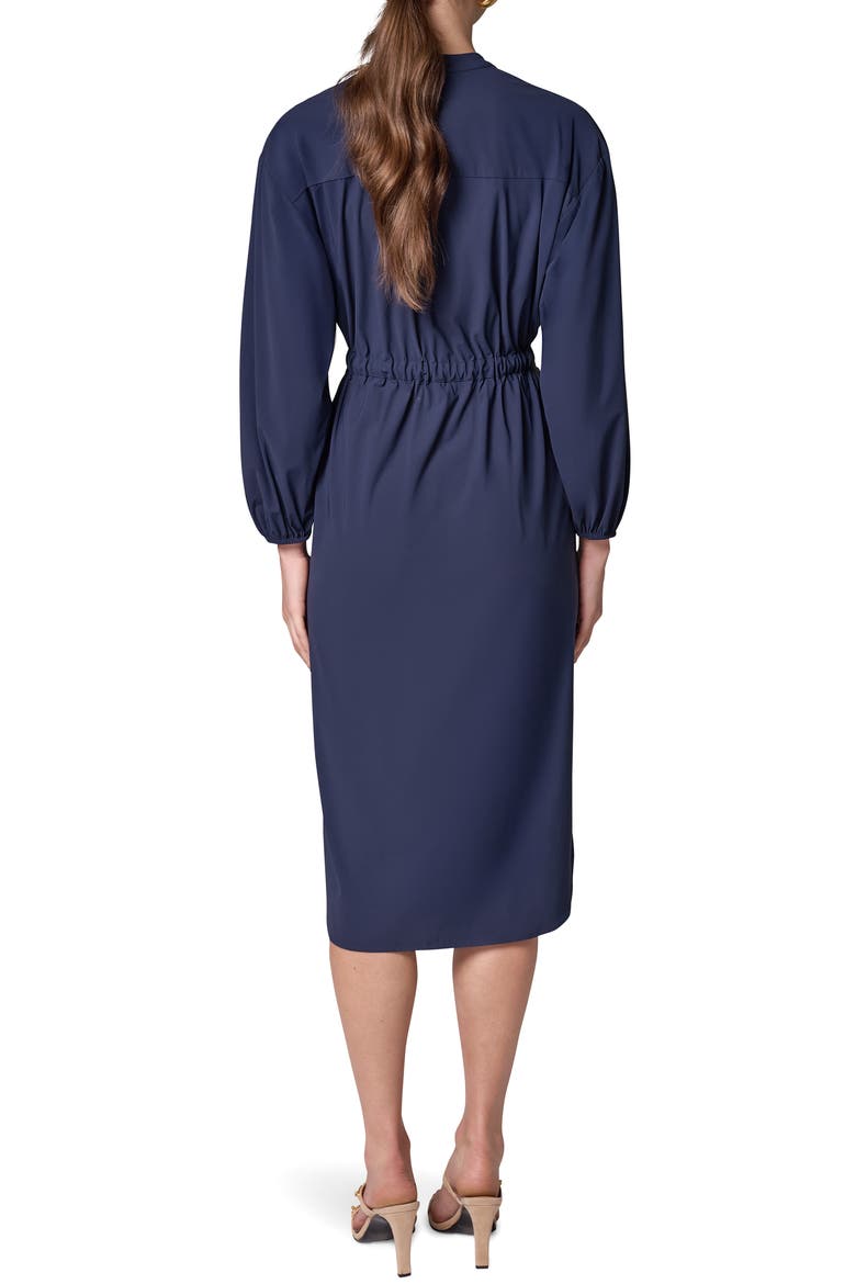 Split Neck Shirtdress, Alternate, color, NIGHT SKY