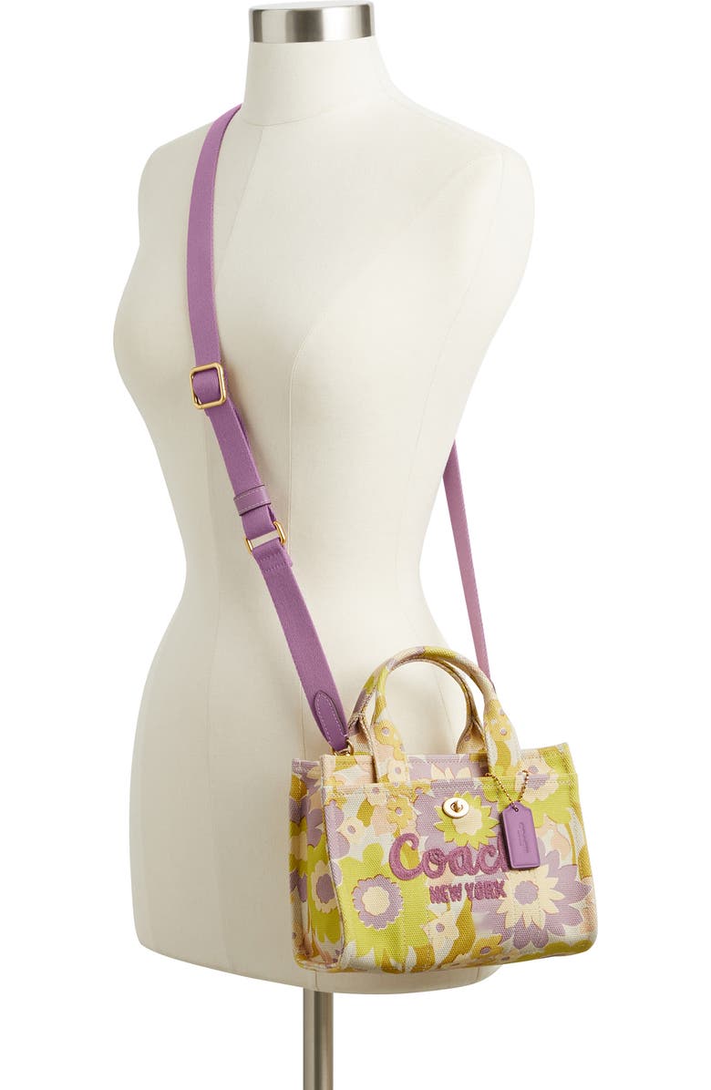 COACH Floral Canvas Cargo Tote, Alternate, color,