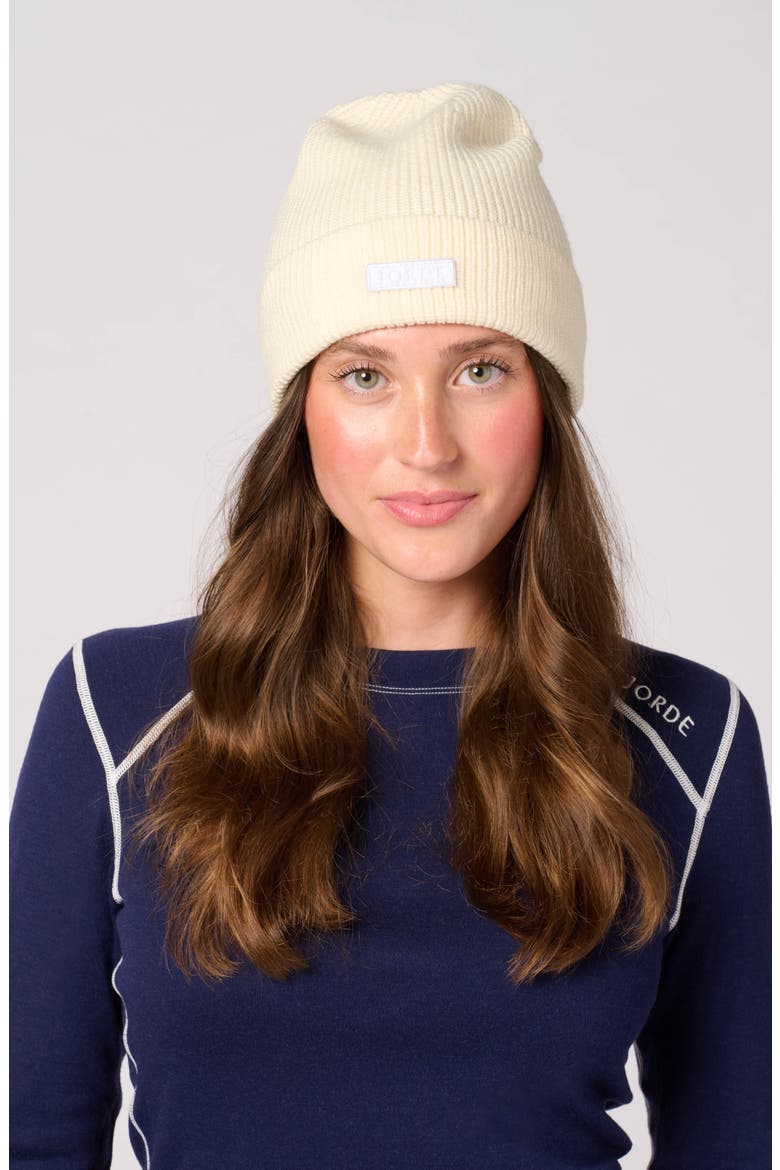 Tommy Merino Wool Beanie, Main, color, WHITE/WHITE