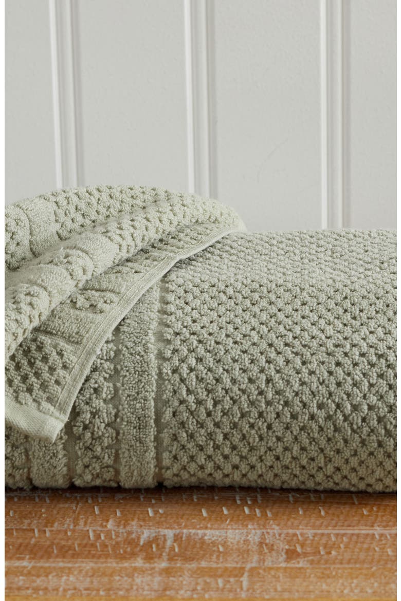 6-Pack Checker Texture Hand Towels, Alternate, color, EUCALYPTUS