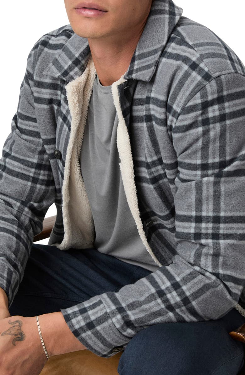 PAIGE Rangel Melton Plaid Jacket, Alternate, color,