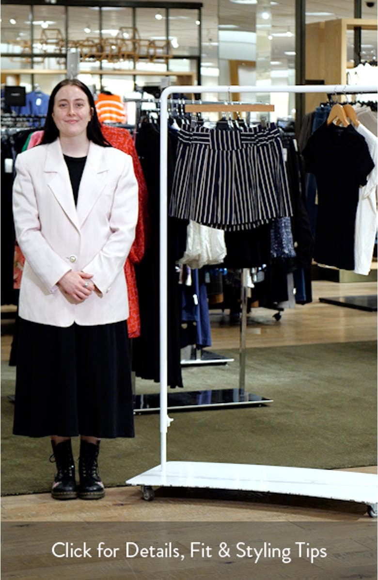 Samie Stripe Pleated Miniskirt, sales video thumbnail