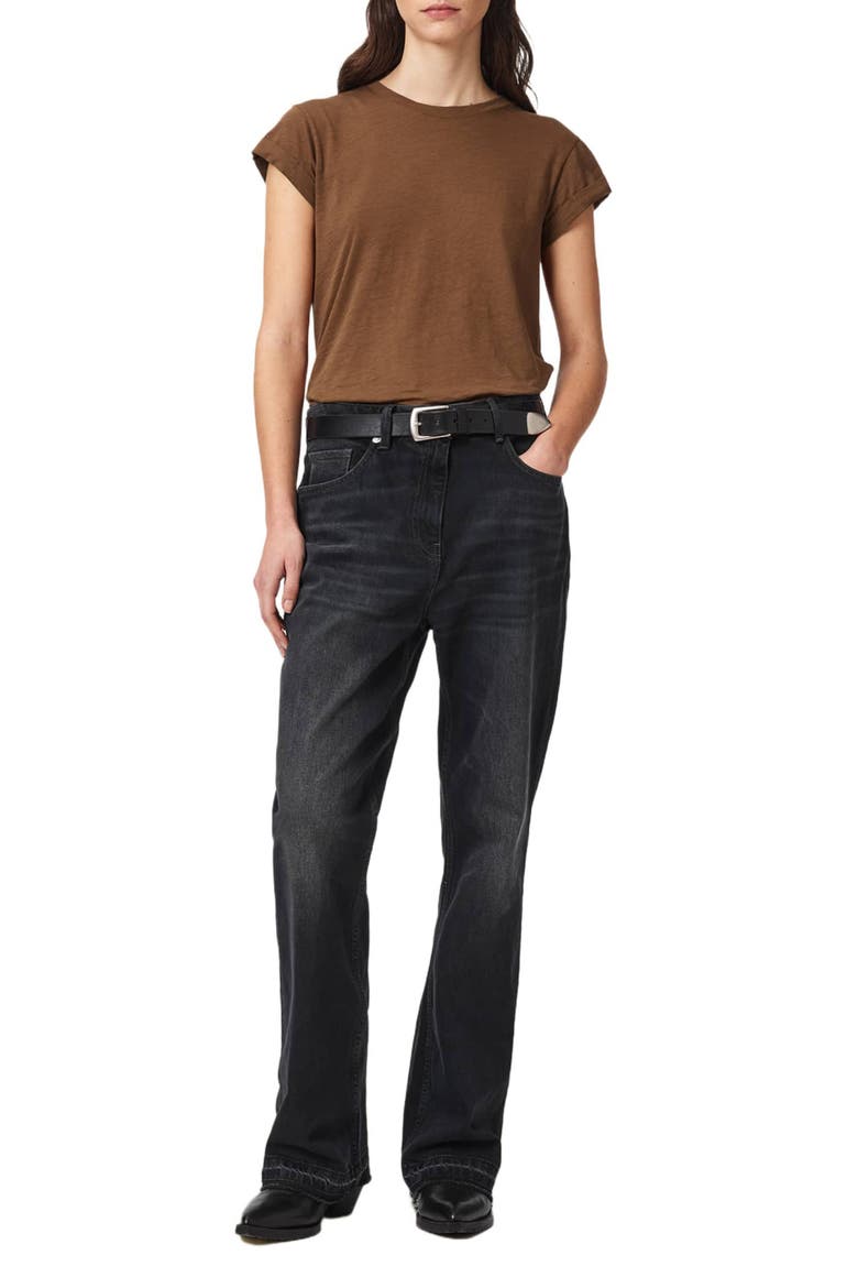 Anna Cotton T-Shirt, Alternate, color, CARAMEL BROWN