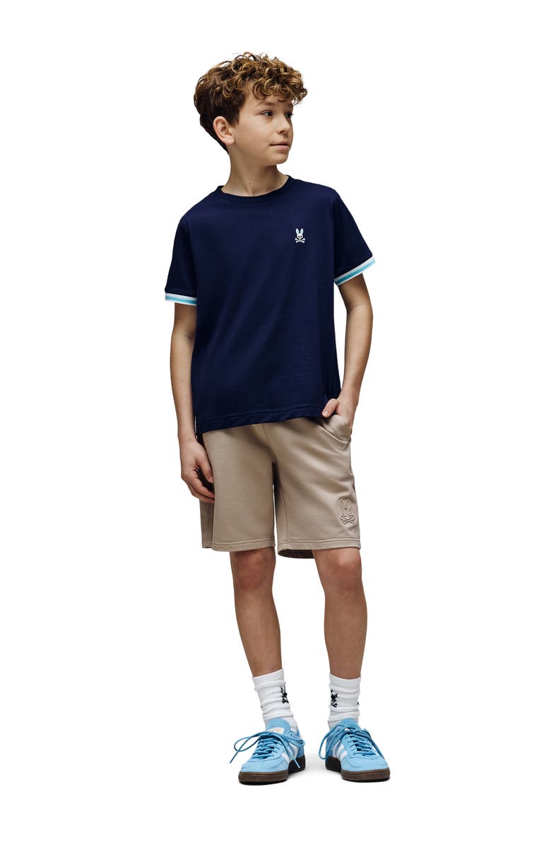 Psycho Bunny Kids' Nolan Cotton T-Shirt, Alternate, color, Evening Blue