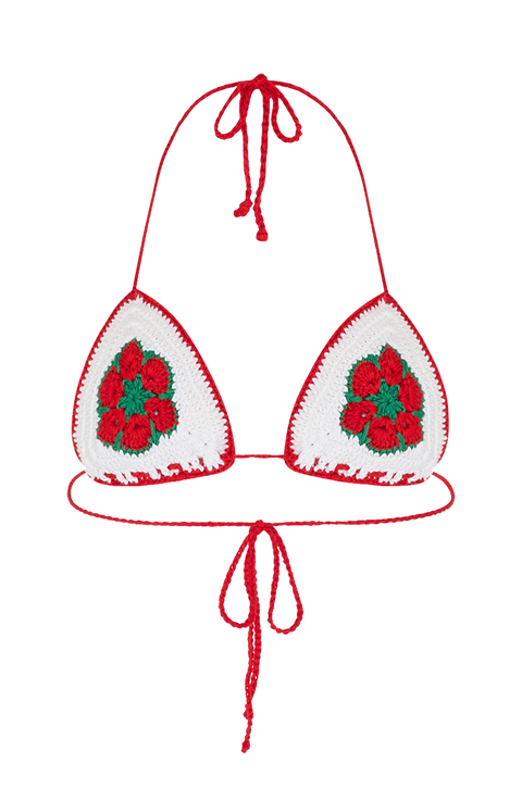 The Poppy Crochet Bikini Top