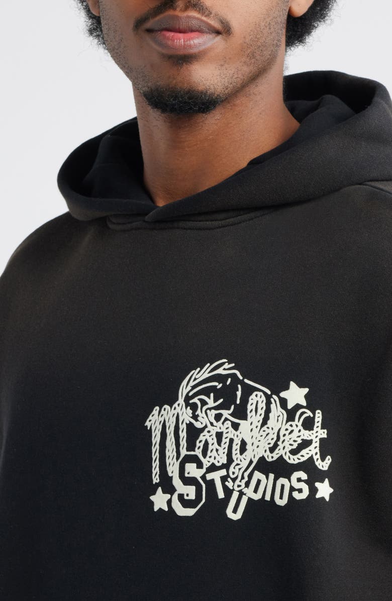 MARKET Old West Studios Graphic Hoodie, Alternate, color, Pirate-Black