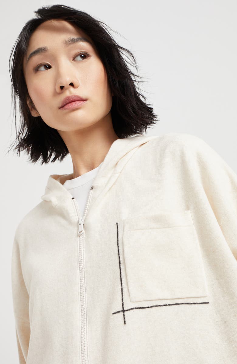 Brunello Cucinelli Cardigan with monili, Alternate, color, 