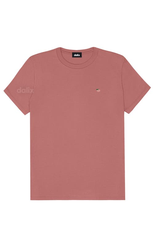 Dalix Womens Lil Peach Jersey Tee In Purple