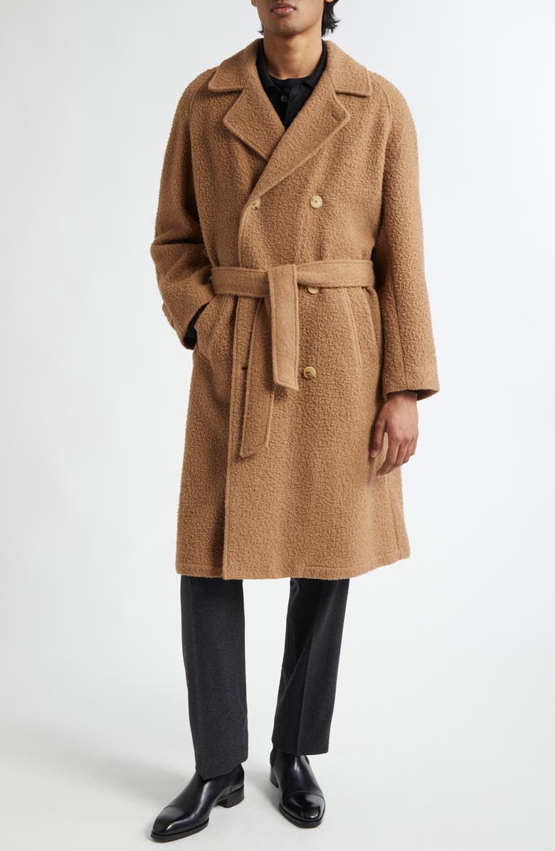 De Bonne Facture Pleated Wool Trousers, Alternate, color, 