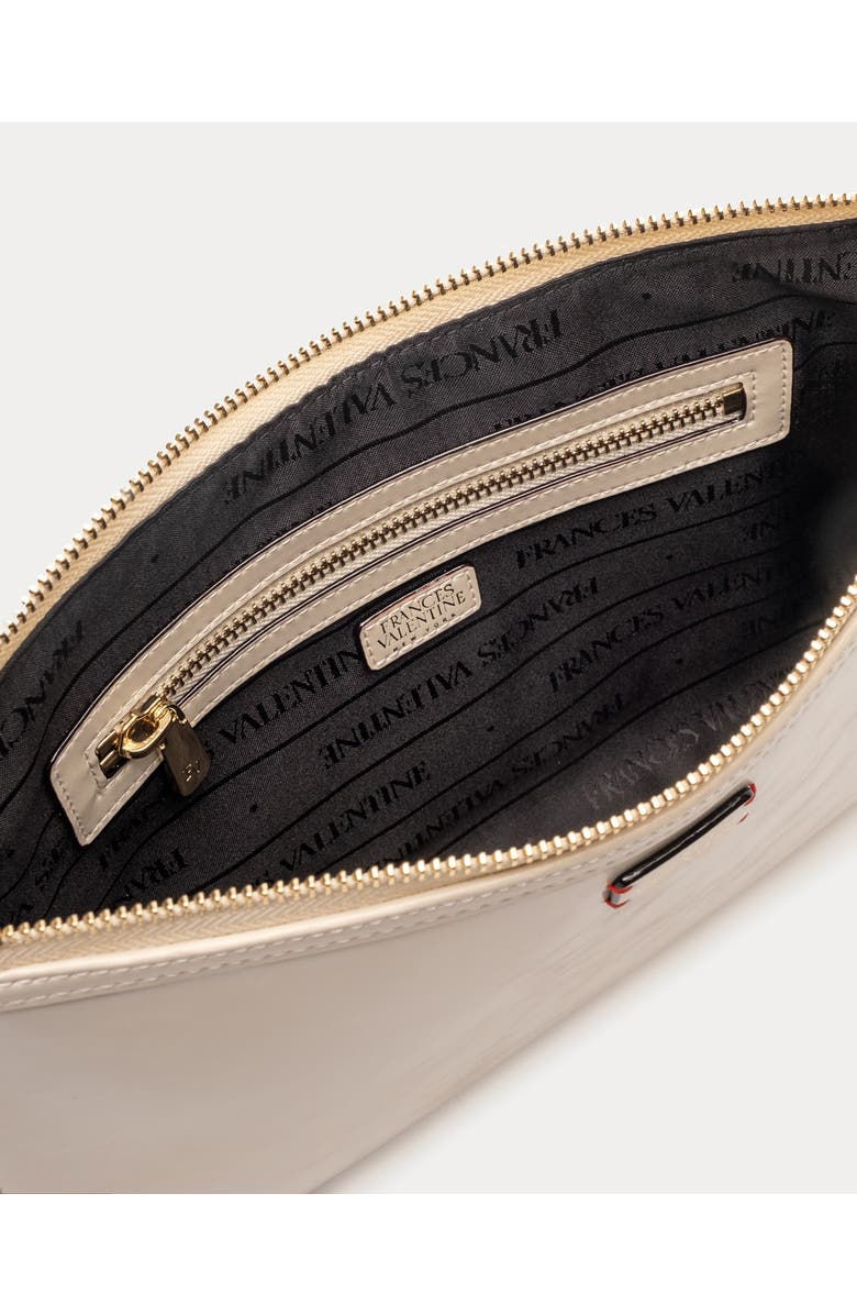 Frances Valentine Poppy Leather Crossbody Bag, Alternate, color, Oyster