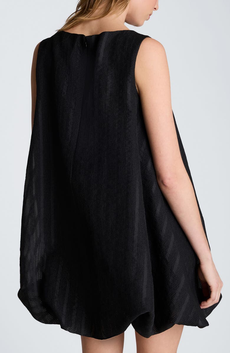 Kenneth Cole Bubble Hem Swing Minidress, Alternate, color, Black