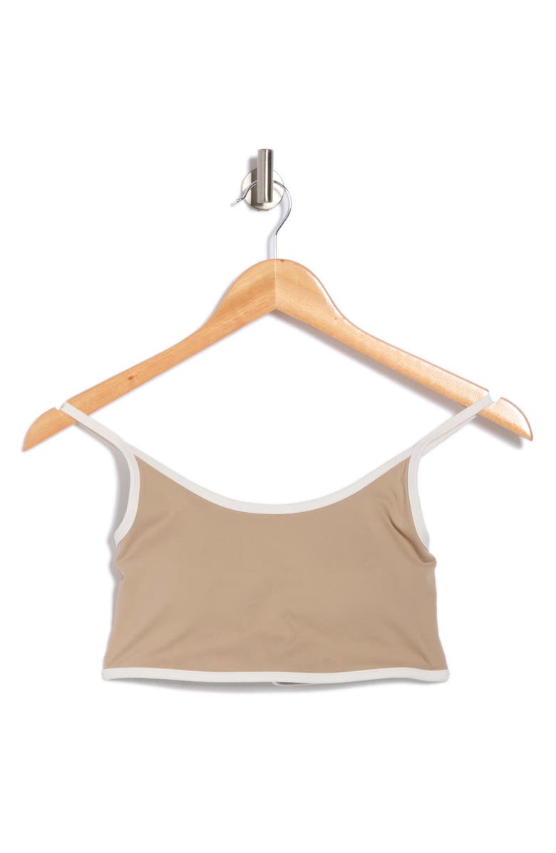 X by Gottex Racerback Sports Bra, Alternate, color, Gravel