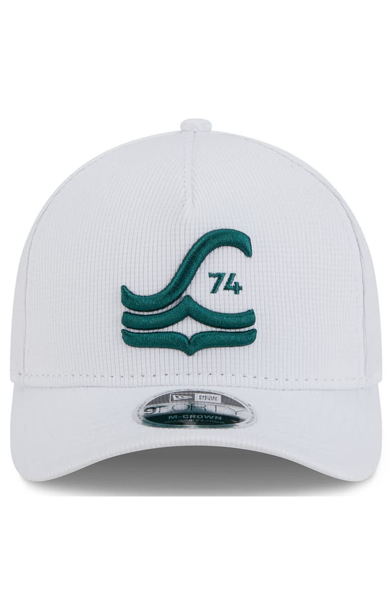 New Era Men's New Era White Seattle Sounders FC 2025 Jersey Hook 9FORTY M-Crown Adjustable Hat, Alternate, color, White