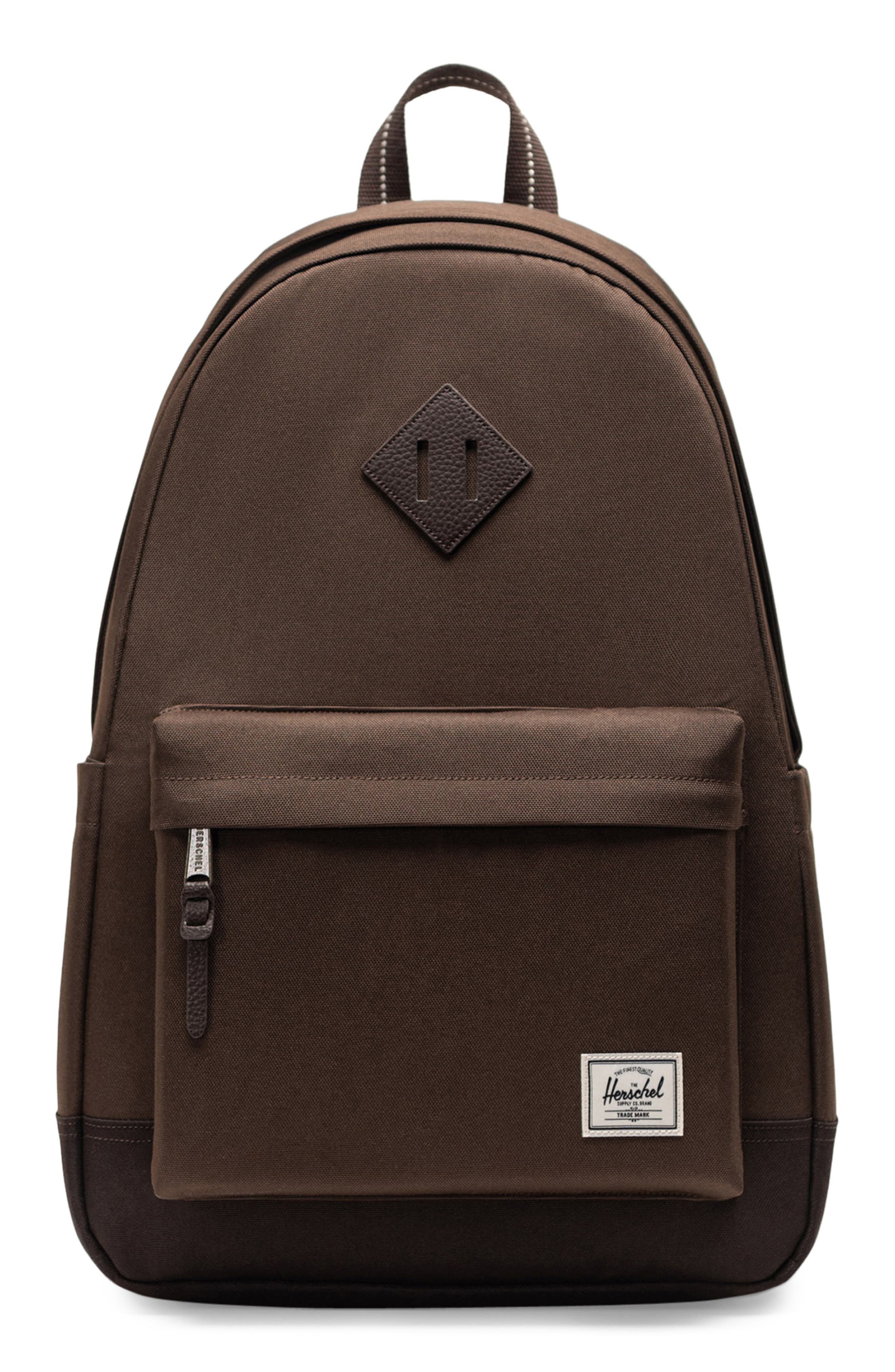 Herschel Supply Co. Heritage Backpack, Main, color, Brown Slate/Delicioso