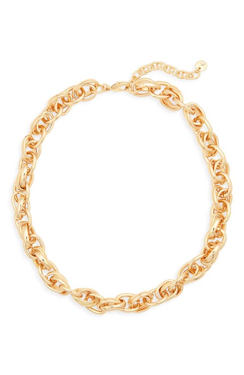 Interlocking Chunky Chain Necklace