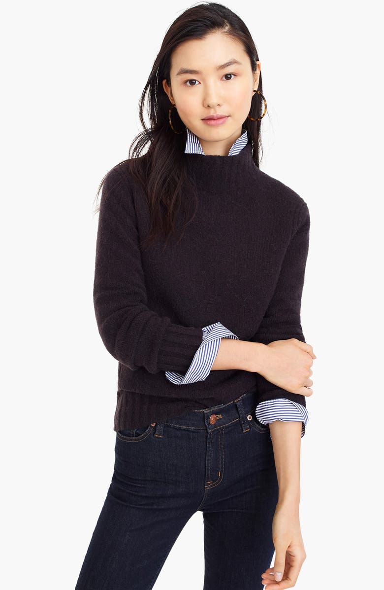 J.Crew Mock Neck Sweater, Alternate, color, 