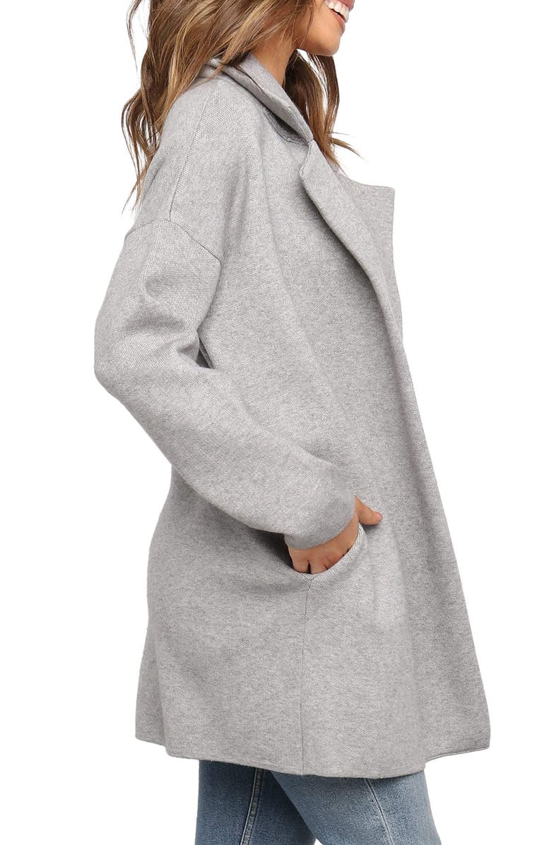 Petal & Pup Lenore Longline Cardigan, Alternate, color, Grey