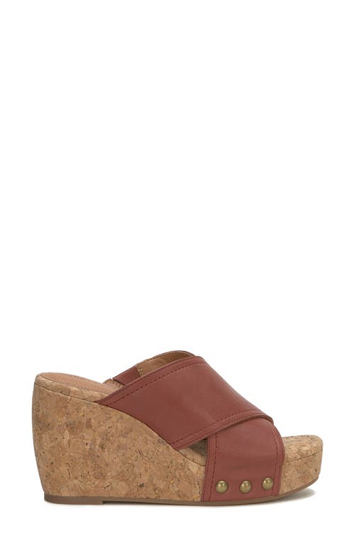 LUCKY BRAND LUCKY BRAND VALMAI PLATFORM WEDGE SLIDE SANDAL