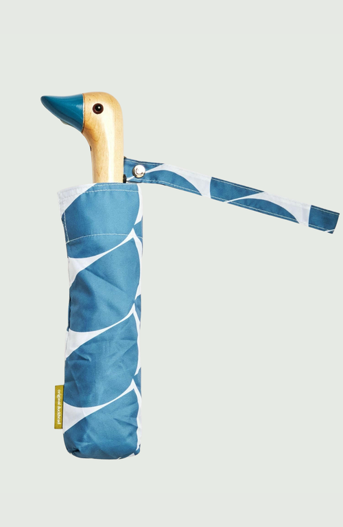Original Duckhead Eco-friendly Compact Duck Umbrella In Blue