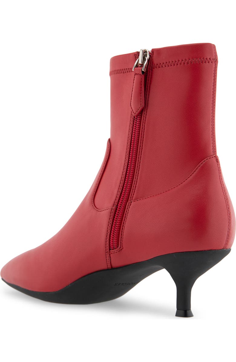 Aerosoles Lasko Kitten Heel Bootie, Alternate, color, Racing Red Stretch Smooth Faux