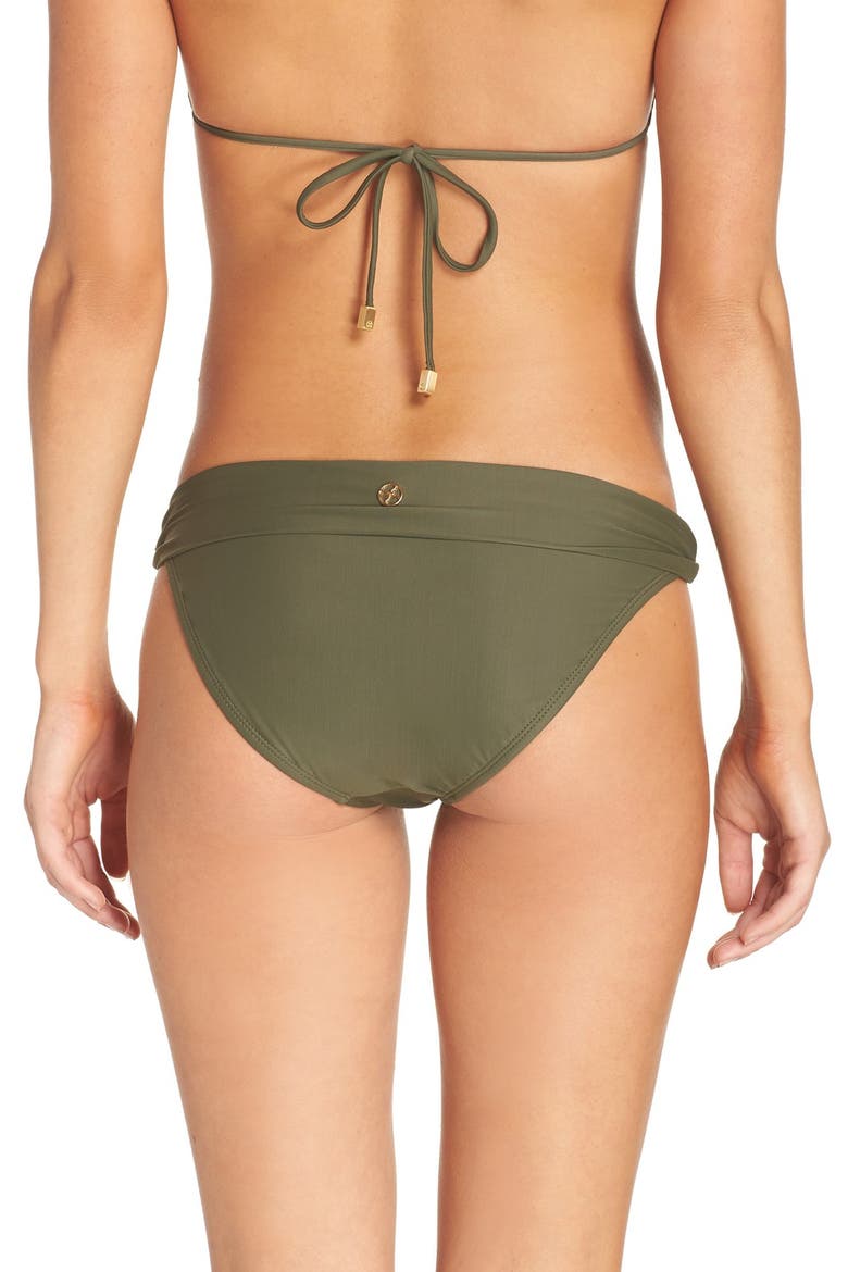 ViX Swimwear 'Bia' Bikini Bottoms, Alternate, color, MILITARY