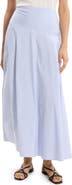 Theory Angled Yoke Stripe Skirt