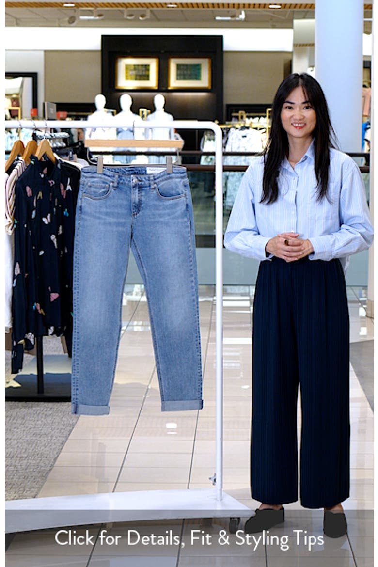 Dre Low Rise Slim Boyfriend Jeans video