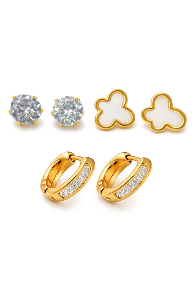 REBL Set of 3 Assorted Earrings, Main, color, 