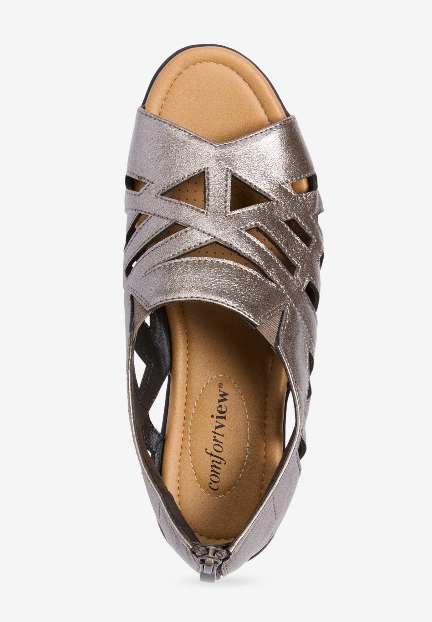 The Nyla Gladiator Sandal, Alternate, color, GUNMETAL