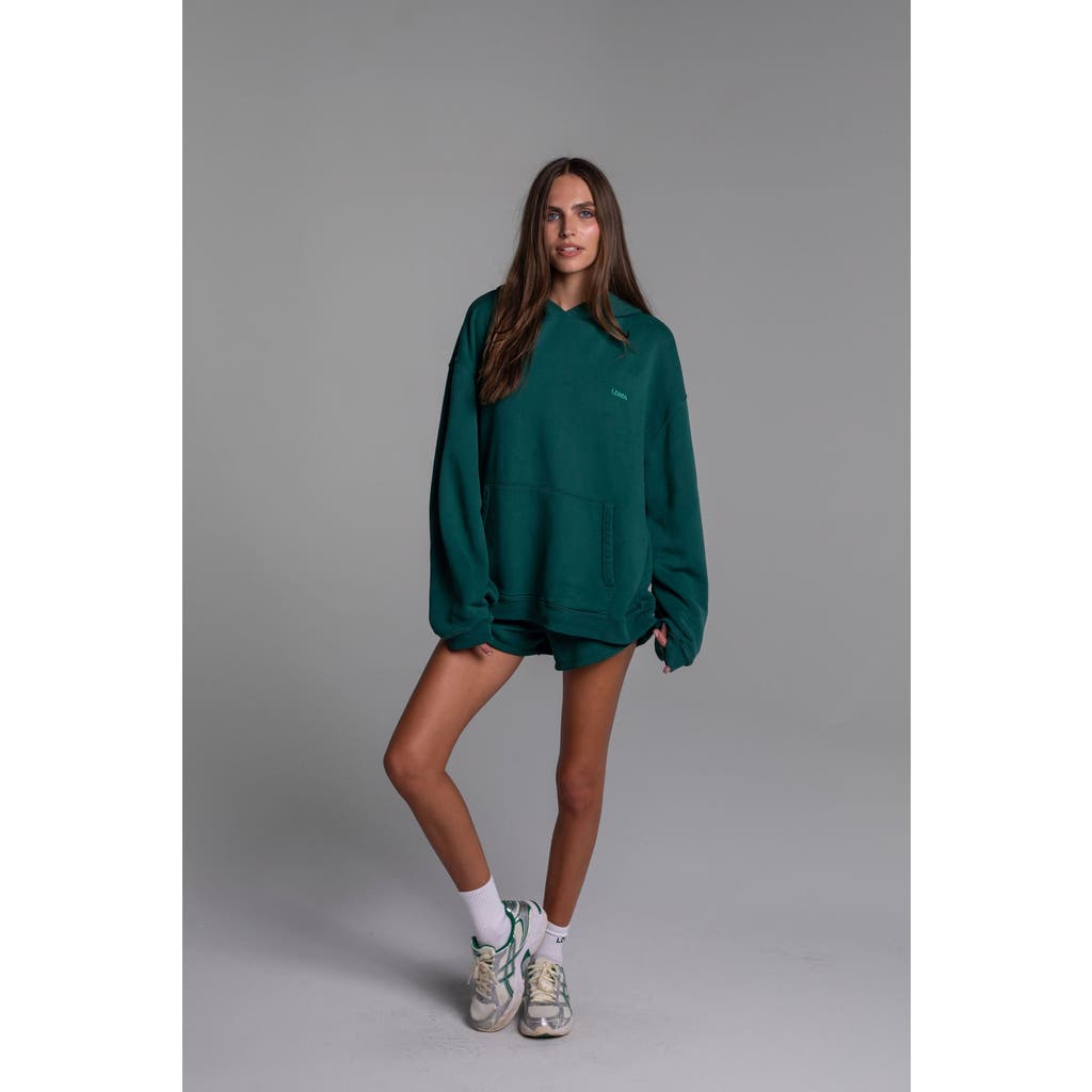 Ldma Heritage Hoodie In Alpine Green