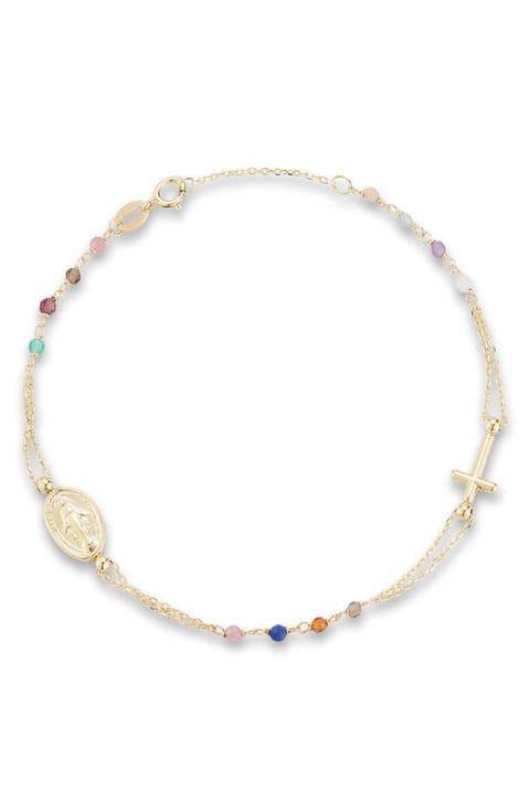 Stone Rosary Bracelet
