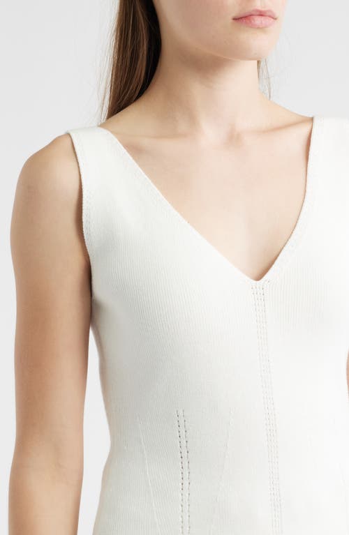 Kobi Halperin Finley Pointelle Rib Knit Cotton Tank