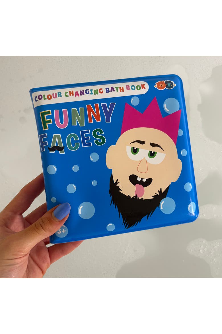 Bath Time, Book & Stickers, Funny Faces, Water Play Toy, Kids 3+, Alternate, color, Multicolored