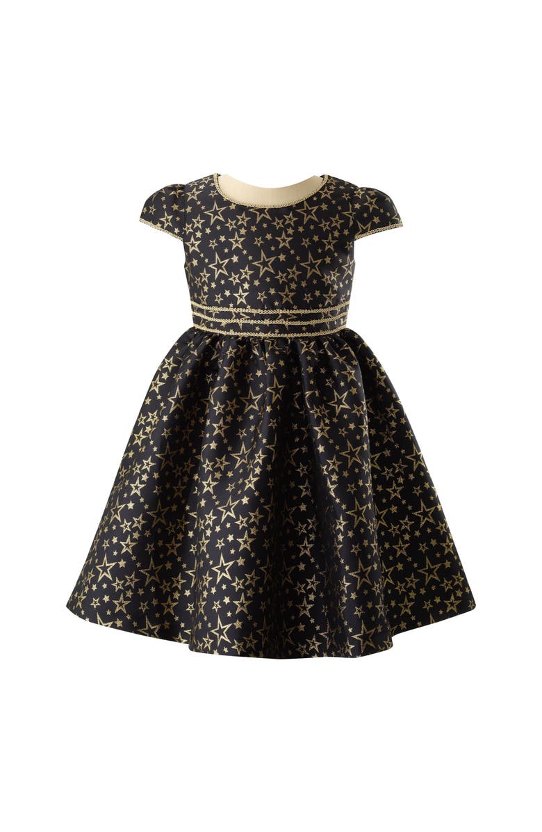 Rachel Riley Star Damask Dress, Alternate, color,