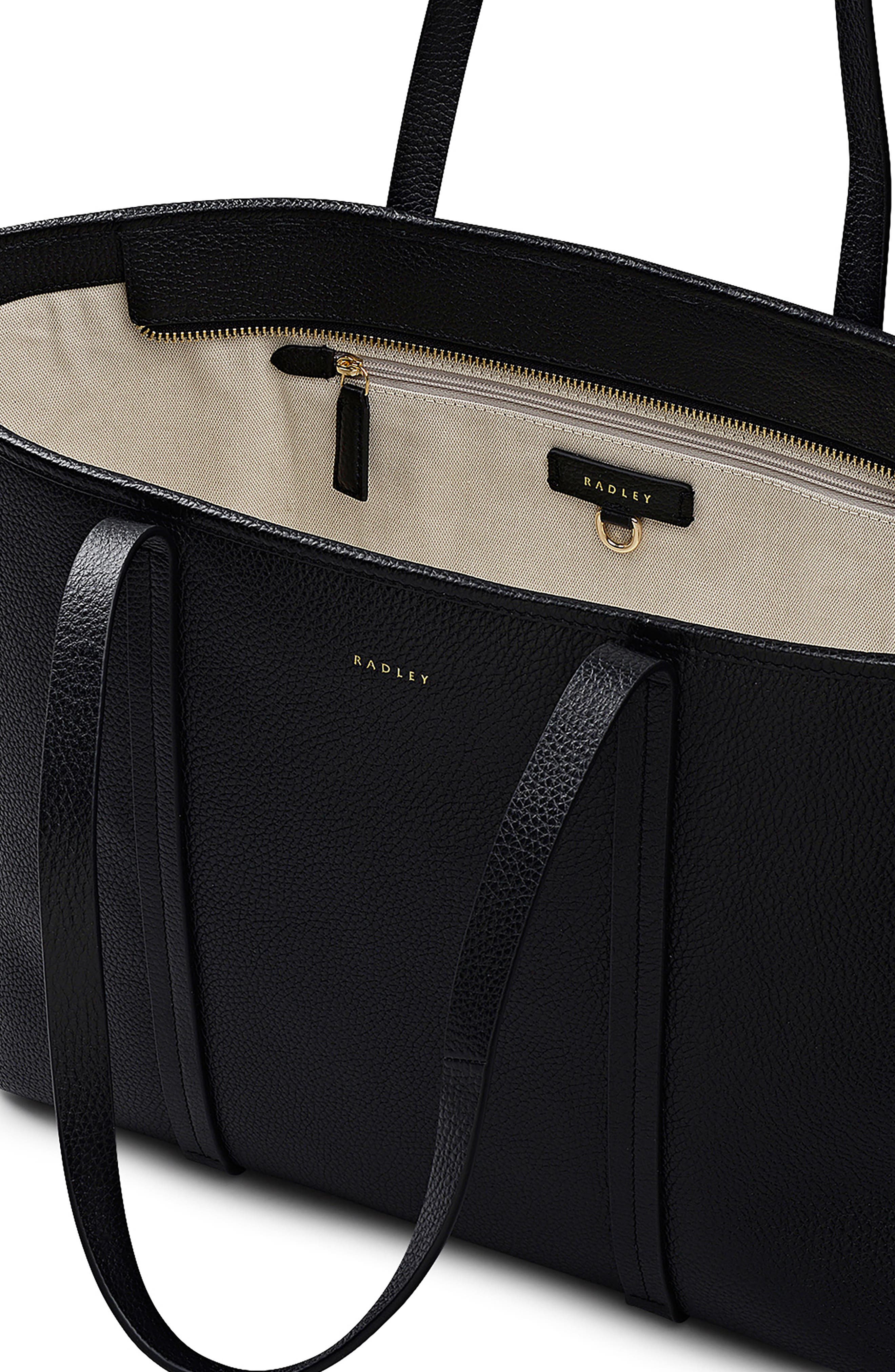 Radley Large Templeton Place Zip Tote, Alternate, color, Black