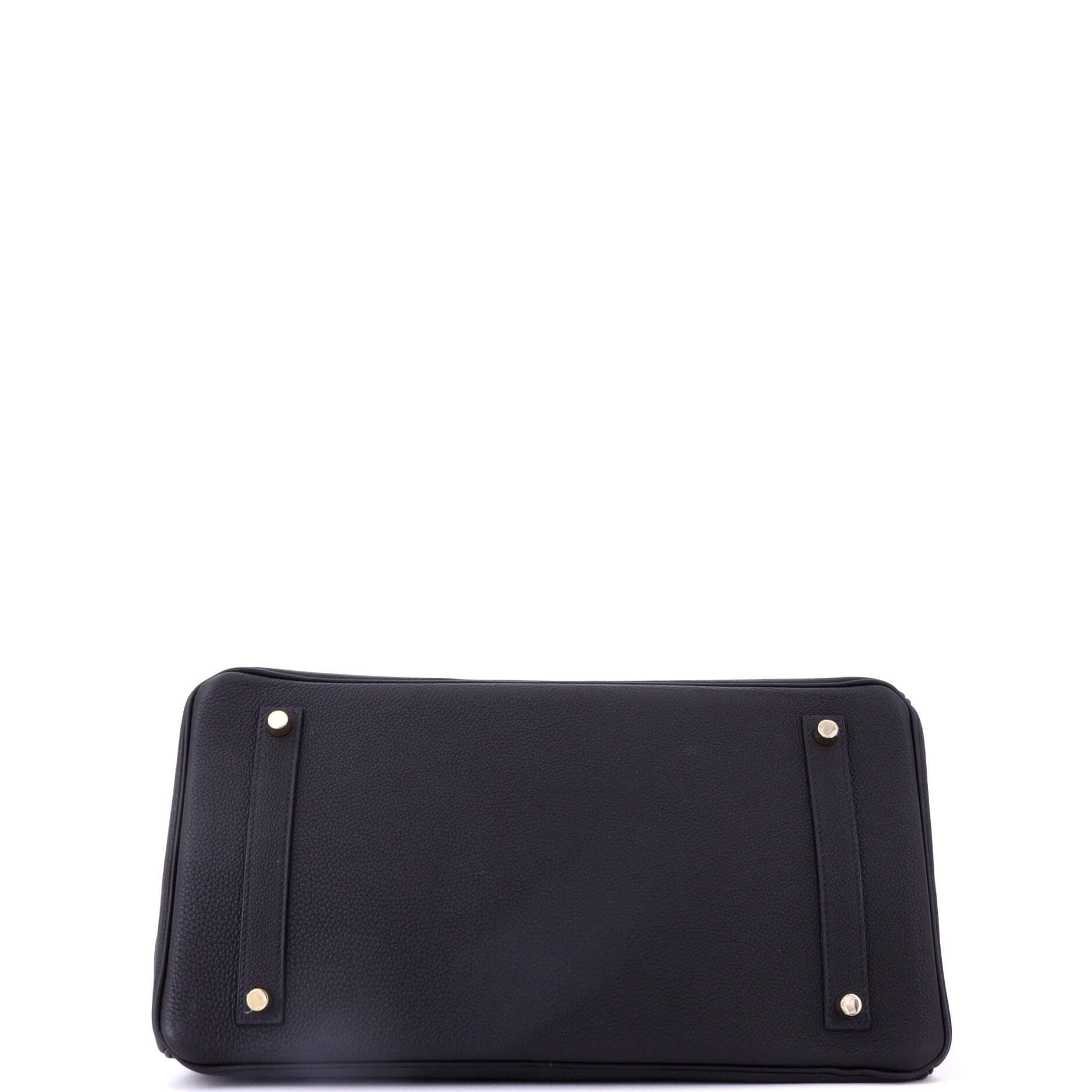 Pre-Owned Hermes Birkin Handbag Black Togo with Gold Hardware 35, Alternate, color, Noir