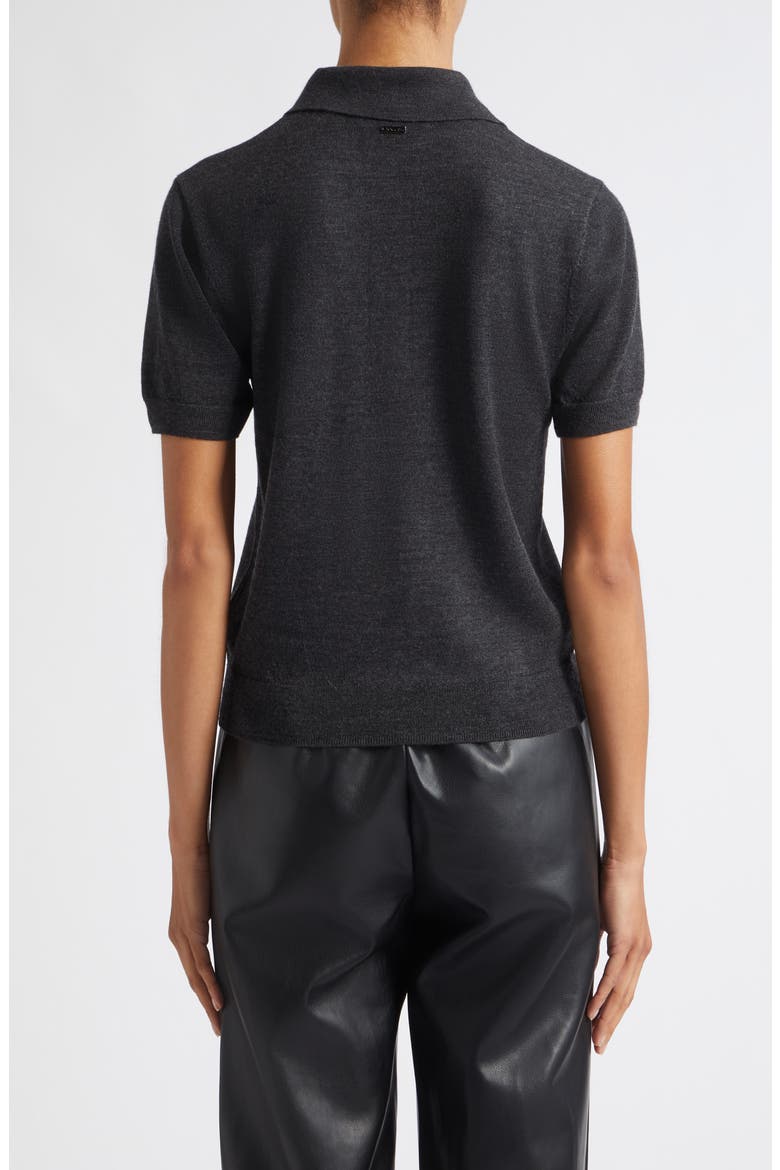 Rue Wool Short Sleeve Polo, Alternate, color, SHADOW