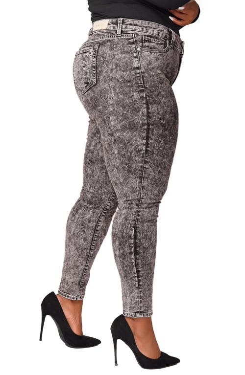 Slink Jeans High Waist Skinny Jeans In Gray