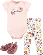 Hudson Baby Soft Cotton Collection Bodysuit, Pants, and Footwear Collection