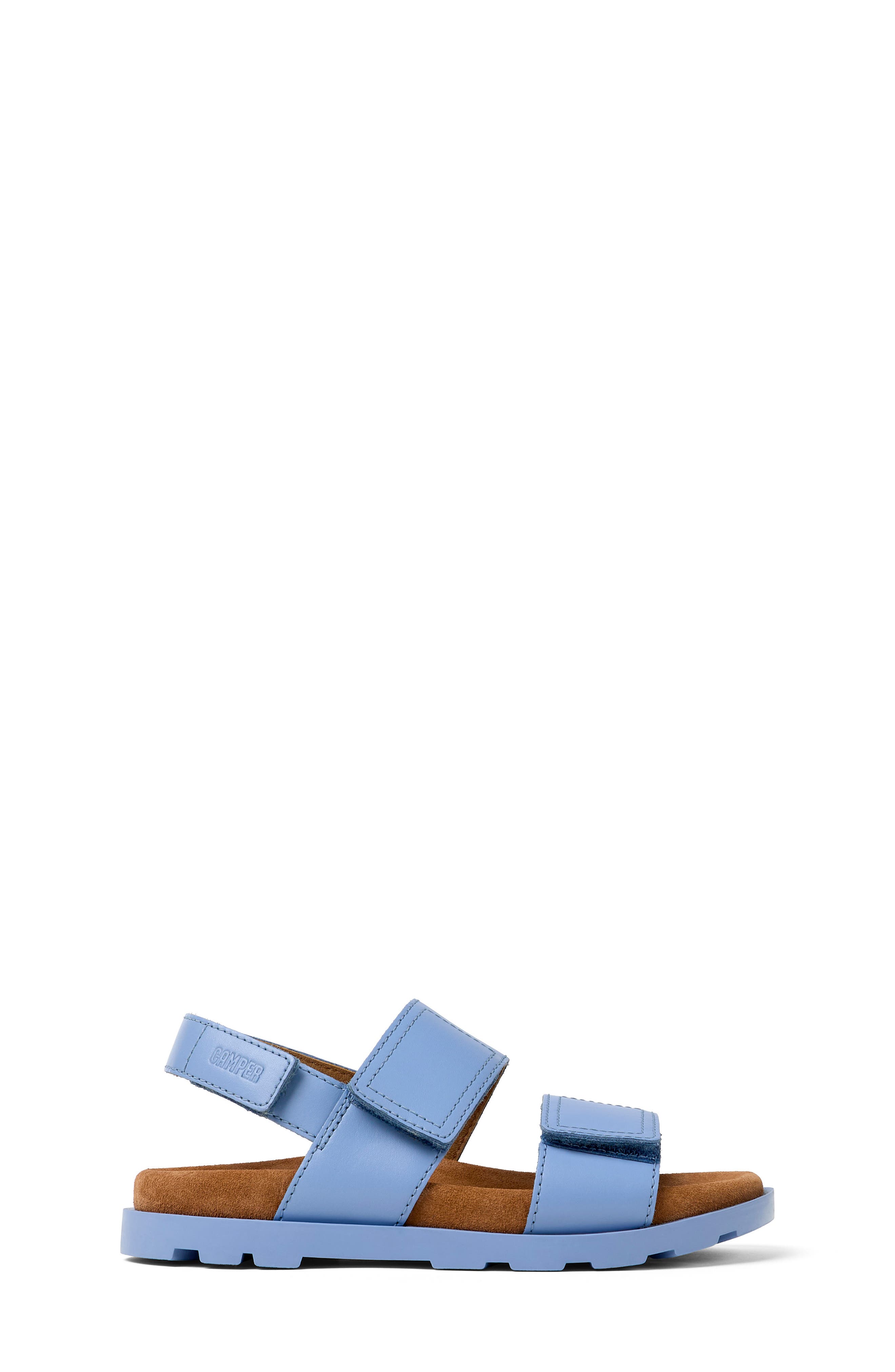 Kids' Brutus Slide Sandal, Alternate, color, MEDIUM BLU