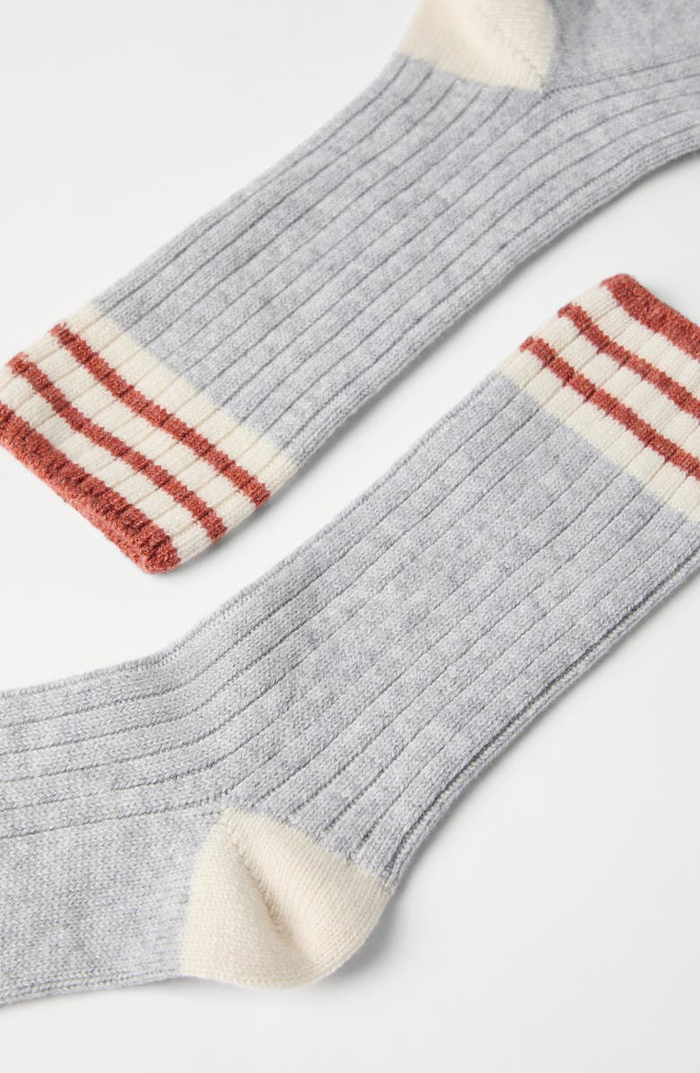 Brunello Cucinelli Rib knit socks, Alternate, color, 