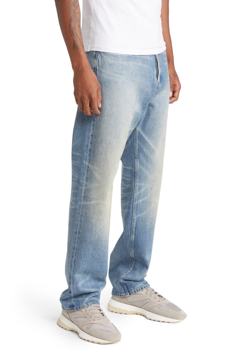 Rigid Straight Leg Jeans, Alternate, color, INDIGO