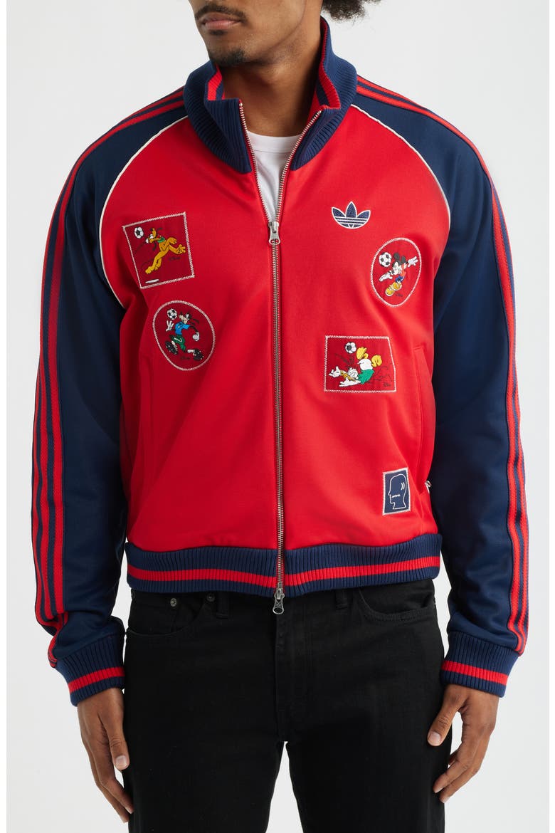 x Brain Dead Track Jacket, Alternate, color, BETTER SCARLET